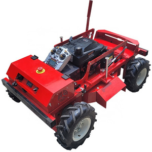 9HP Upgraded Version Wheel Type 4wd Robot Lawn Mower Zero Turn Lawn Mower with Electric Start