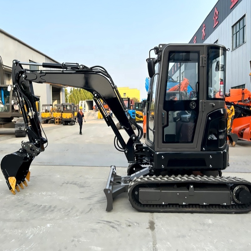 Factory Wholesale 3.5 Ton Diesel Hydraulic Minibagger Micro Excavator Kubota Engine with CE Certification