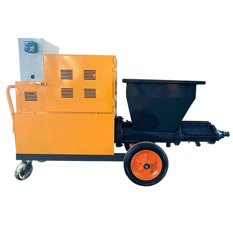 220V 50HZ Construction Machinery Electric Concrete Wall Cement Mortar Spraying Plastering Rendering Machine