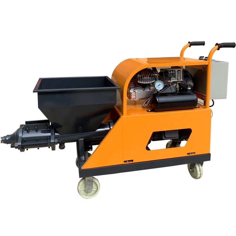 220V 50HZ Construction Machinery Electric Concrete Wall Cement Mortar Spraying Plastering Rendering Machine