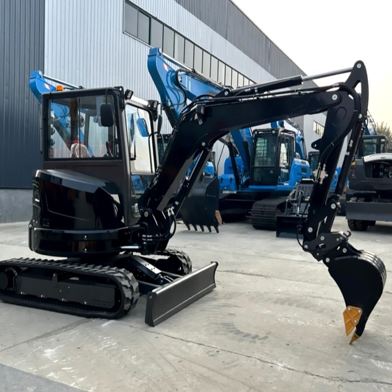 Factory Wholesale 3.5 Ton Diesel Hydraulic Minibagger Micro Excavator Kubota Engine with CE Certification