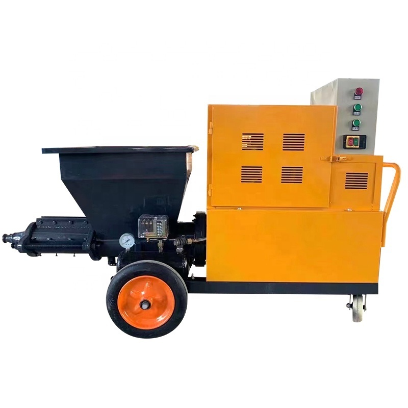 220V 50HZ Construction Machinery Electric Concrete Wall Cement Mortar Spraying Plastering Rendering Machine