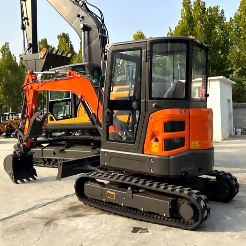 Factory Wholesale 3.5 Ton Diesel Hydraulic Minibagger Micro Excavator Kubota Engine with CE Certification