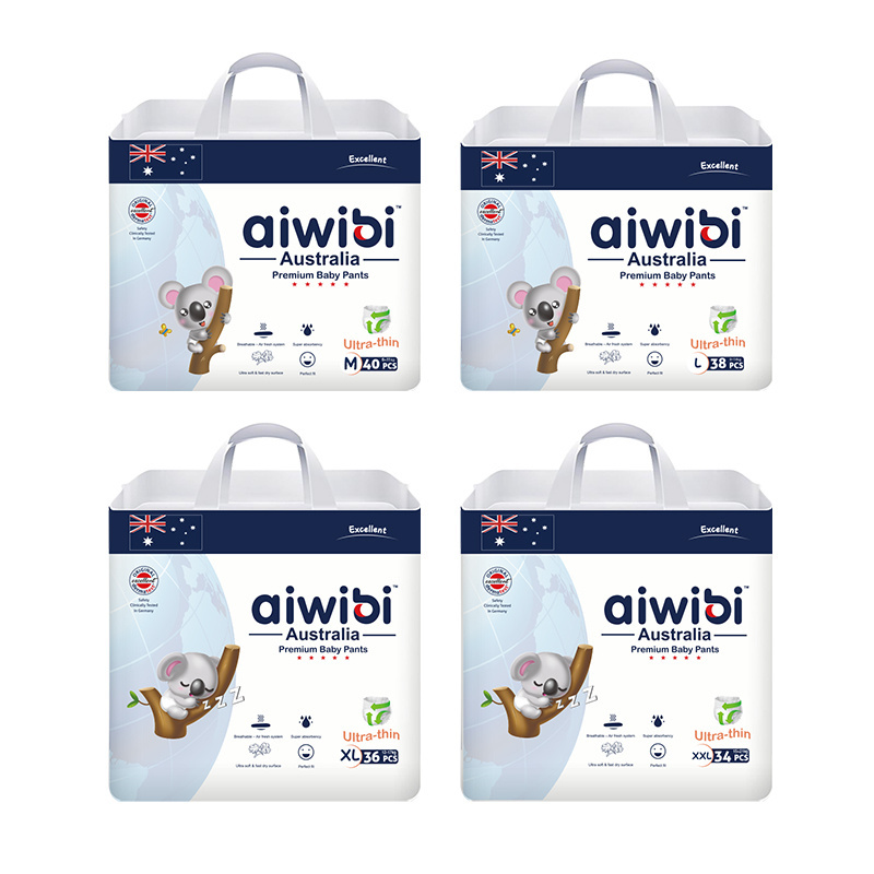 Aiwibi Low Price Baby Diapers/Nappies Training Pants In Dubai Wholesale Girl Boy Korean Diapers Pull Up Pants