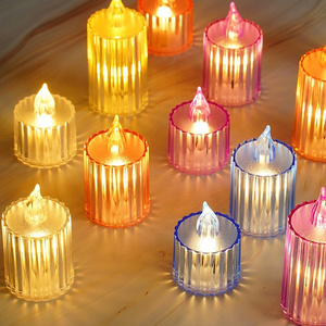 led candles flickering flameless candles 3d real flame battery operated tea light candle