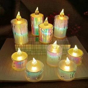 led electronic candle light magic color candle tears tea wax romantic ins decorative atmosphere light