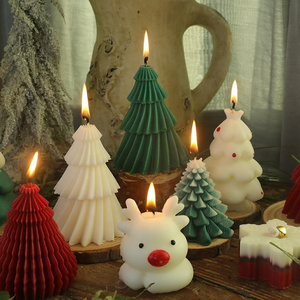 ins aromatherapy Christmas tree candle gift decoration home mini Christmas Scented candles