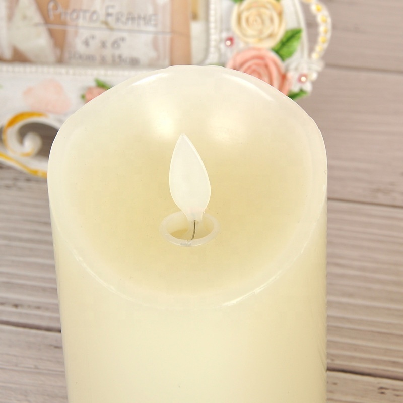 3D Real Flame LED Paraffin Candle Battery Operated Dancing Flame Led Flameless Candles