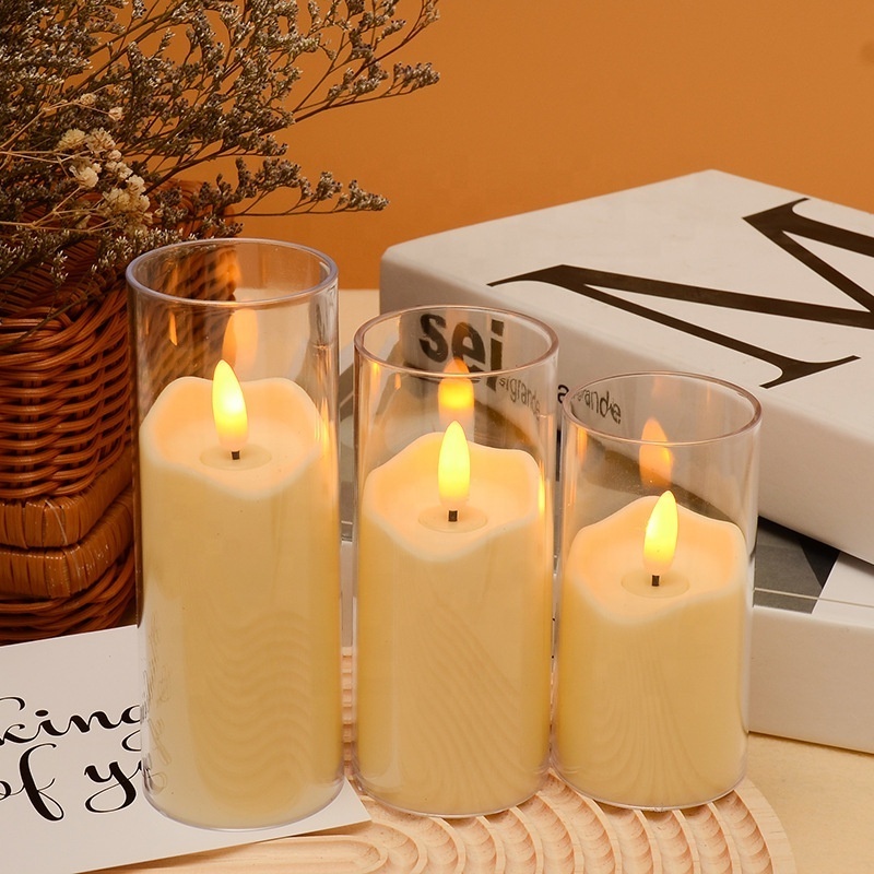 Luxury Led Candle Different Wick Flickering Led Candle Bulk With Battery Cheap Simulation Candle