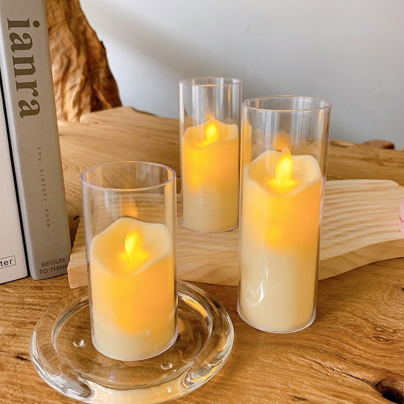 Luxury Led Candle Different Wick Flickering Led Candle Bulk With Battery Cheap Simulation Candle