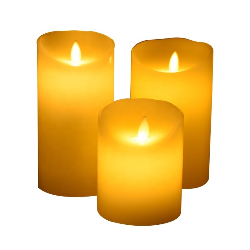 Flameless Flickering Electrical Paraffin Wax LED Candle For Wedding Party Home Christmas Decoration Party Supplies