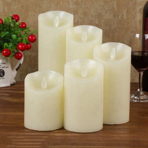 3D Real Flame LED Paraffin Candle Battery Operated Dancing Flame Led Flameless Candles