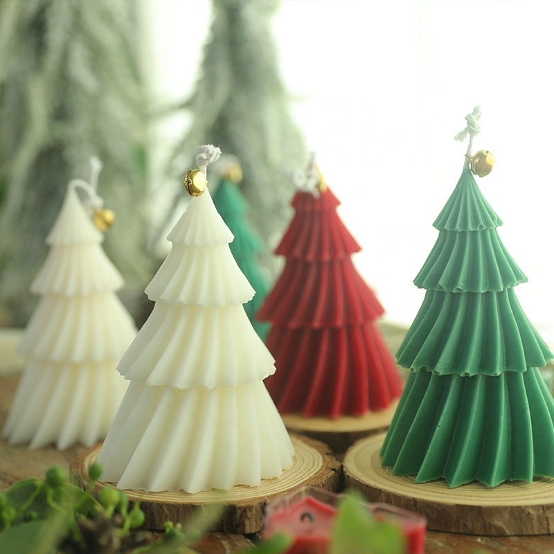 ins aromatherapy Christmas tree candle gift decoration home mini Christmas Scented candles