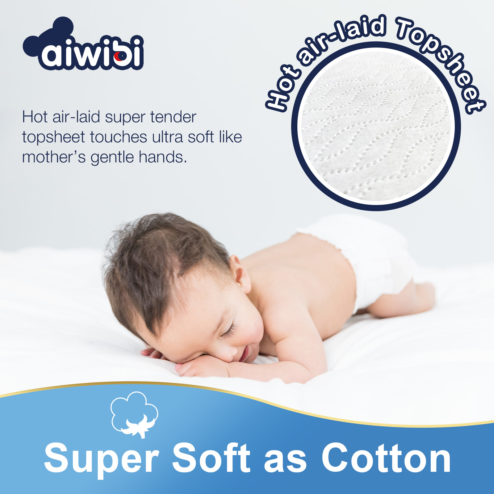 Aiwibi Free Sample A Grade Soft Couches Culotte Bebe Japan Senior SAP Premium Nappy Wholesale Cheap Breathable Baby Diaper