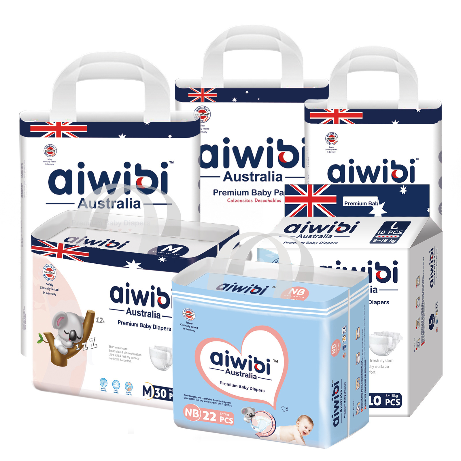 Aiwibi Free Sample A Grade Soft Couches baby Culotte baby Japan Senior SAP Premium  Wholesale Cheap Breathable Baby Diaper