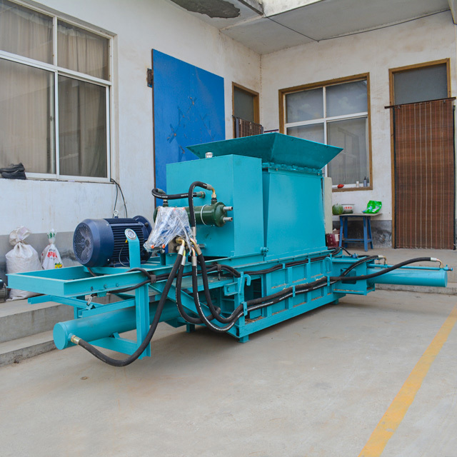 The straw bale press machine hay compress hydraul baler/hay straw compress bag baler machine/rice straw baler machine