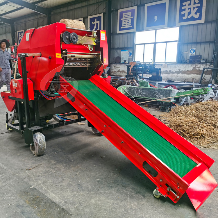 Farm Use Silage Mini Hay Baler For Sale Rice Husk Baler Machine