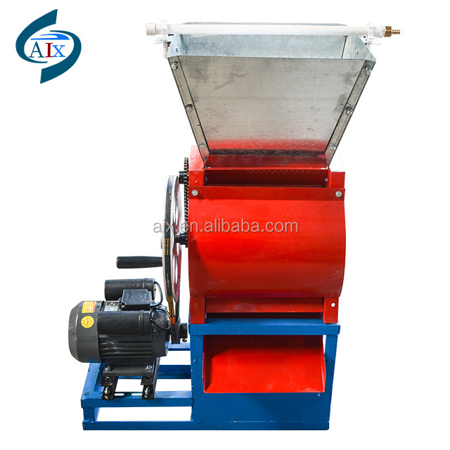 Manual and electric coffee pulp removing machine cocoa beans skin pulper huller peeling machine