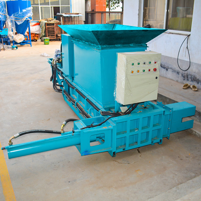 The straw bale press machine hay compress hydraul baler/hay straw compress bag baler machine/rice straw baler machine