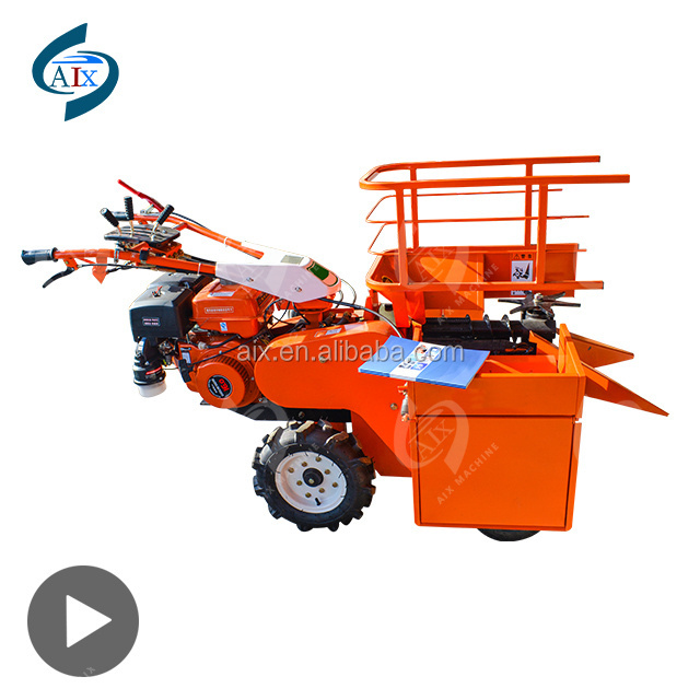 Agriculture machinery mini tractor sweet maize picker mini corn harvester for sale