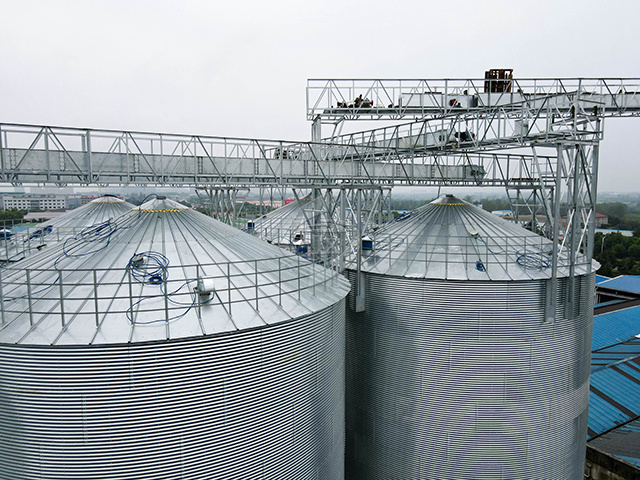 1000T Galvanized Silo Feed  Grain