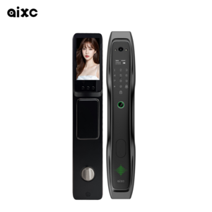 AIXC keyless 3D face recognition smart lock full automatic lock OEM camera rfid card smart locks keyless waterfoot digital