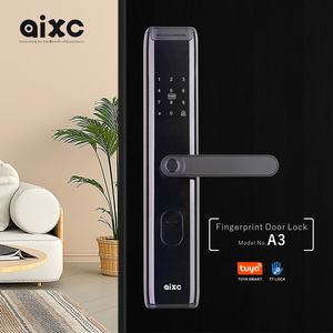 AIXC fingerprint door lock tuya tt app smart home smart digital lock keyless locksmith waterproof doorbell remote control