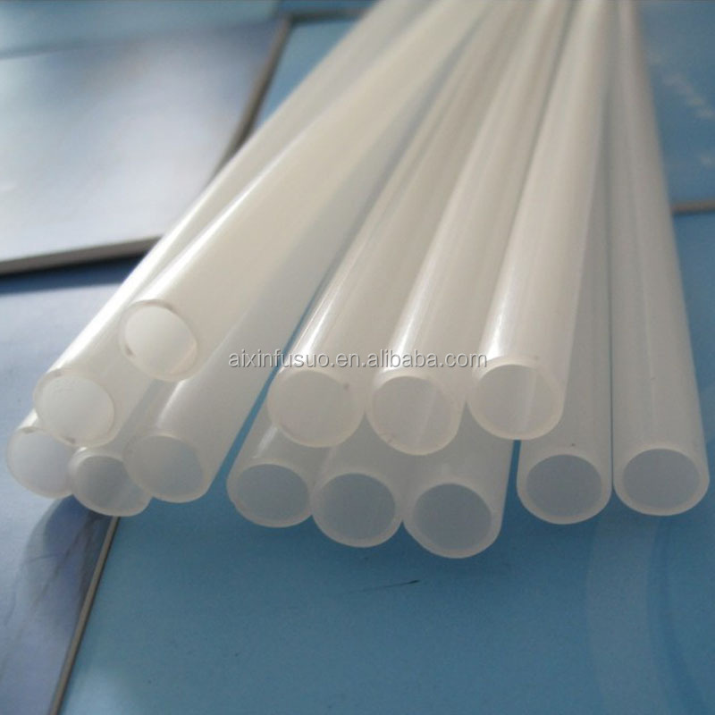 Tubing PVDF Tube Excellent Chemical Resistance Rigid Plastic White and Optional High Mechanical, Abrasion Resistance 100% Virgin