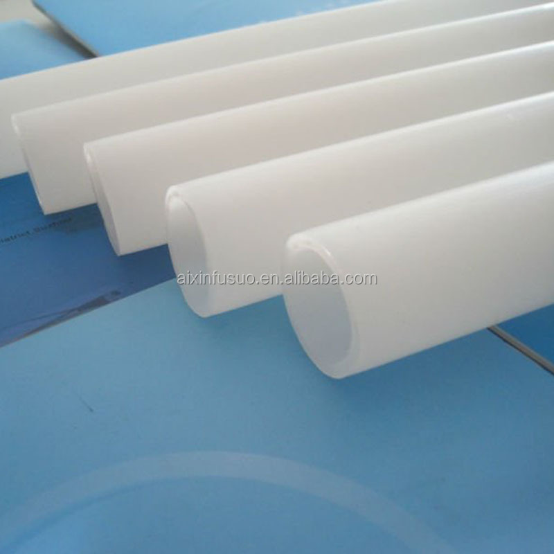 Tubing PVDF Tube Excellent Chemical Resistance Rigid Plastic White and Optional High Mechanical, Abrasion Resistance 100% Virgin