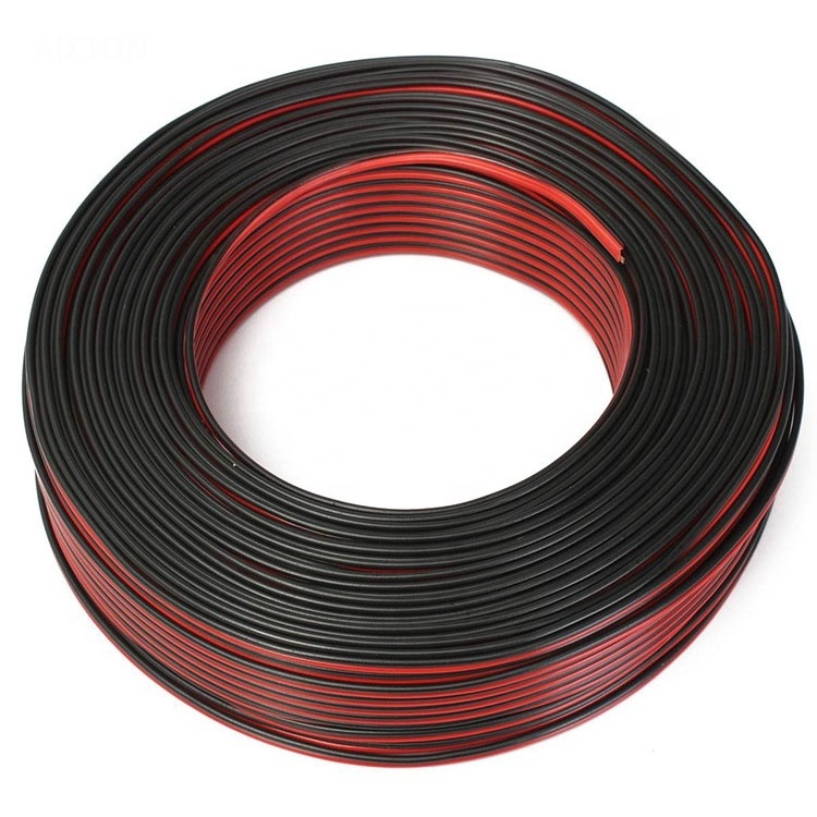 OFC TC CCA 2 CORE red black PVC Insulated monitor audio speaker cable