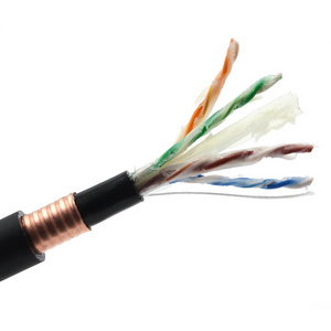 Armored CAT6 UTP FTP SFTP Direct Buried  Copper Cable CAT 6 Shielded Outdoor Ethernet Lan Cable