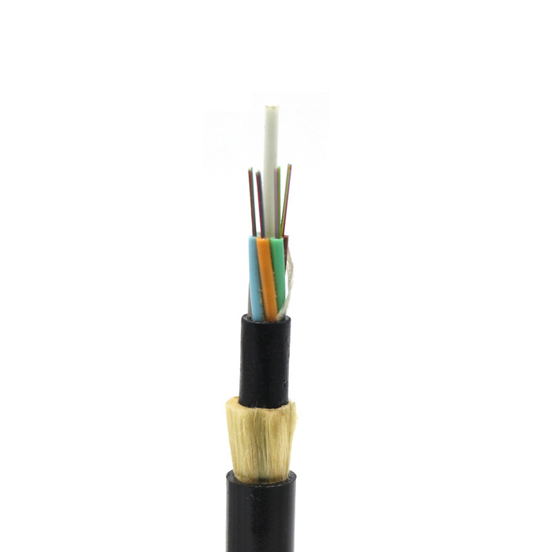 China manufacturer Armored cable 24 48 96 core GYXTW ADSS single mode fiber optic cable outdoor