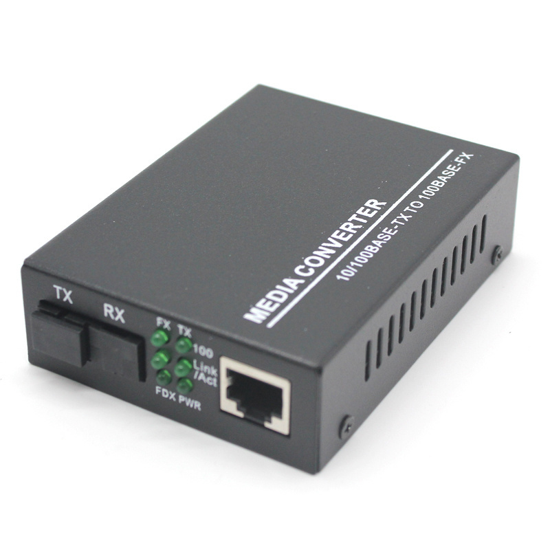 LC SC APC UPC SFP SFP Fiber Optic Media Converter 100/1000m  CCTV CATV 2KM 10KM 20KM 50KM 80KM Media Converter Price