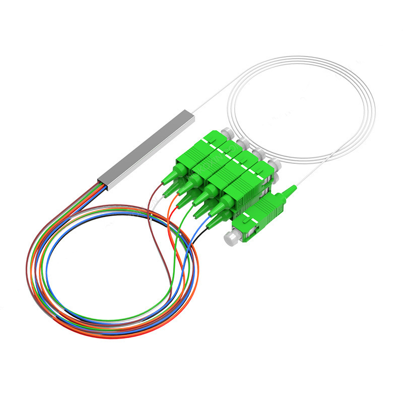 OPTICAL PLC SPLITTER 1*2 1*4 1*8 1*16 LC SC APC UPC SPLITTER STEEL TYPE