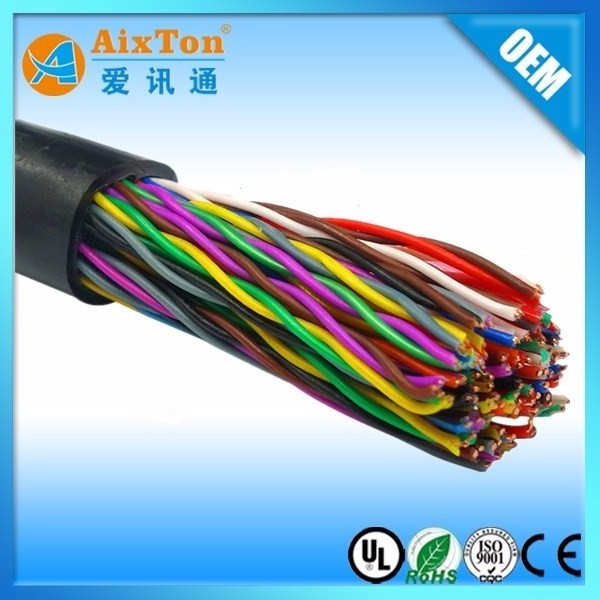 High Quality Cat5 Outdoor Multi Pairs Telephone Cable 20 50 100 300 Pairs Copper Conductor Jelly Filled Bury Underground Armour