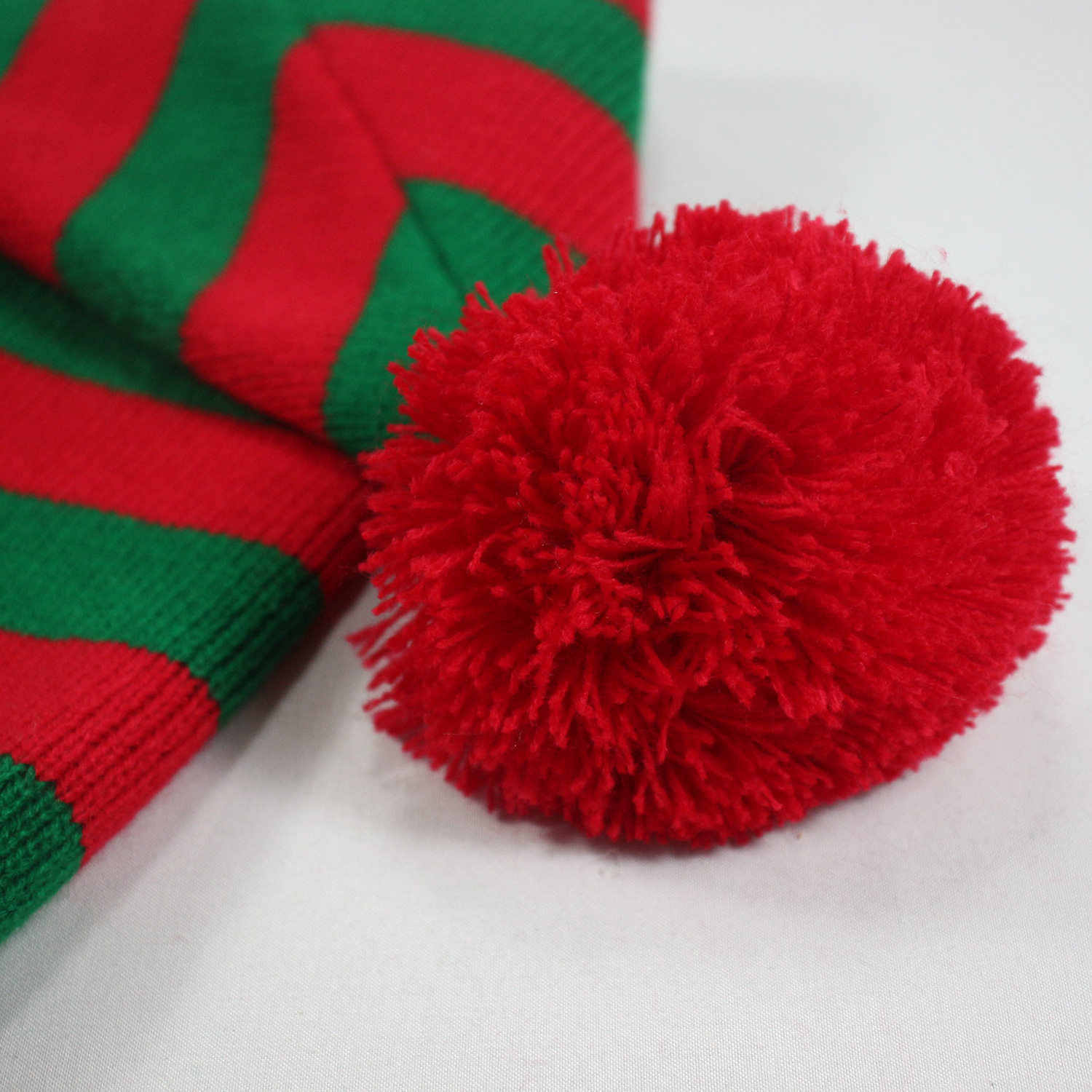 Adult Christmas Knitted Hats Elf Santa Beanies Santa Claus Red And Green Knitted Crochet Hats