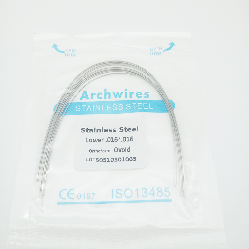 SS Dental Wire Orthodontics Stainless Steel Archwire Rectangular