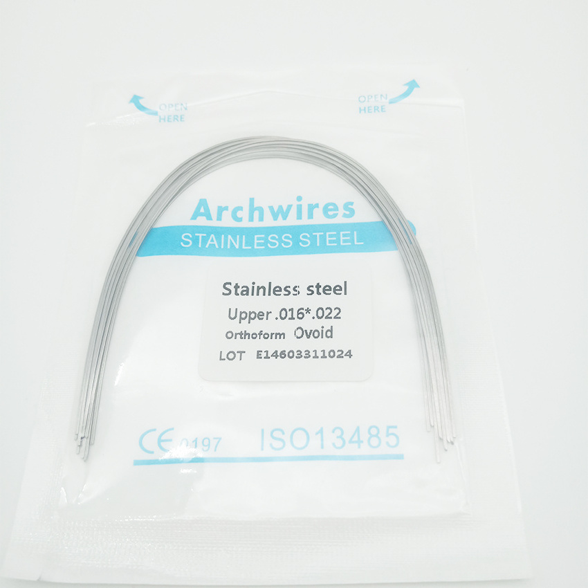 SS Dental Wire Orthodontics Stainless Steel Archwire Rectangular