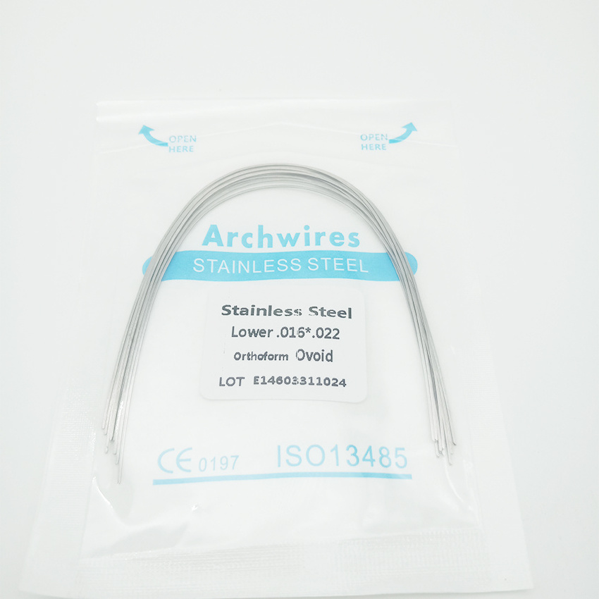 SS Dental Wire Orthodontics Stainless Steel Archwire Rectangular