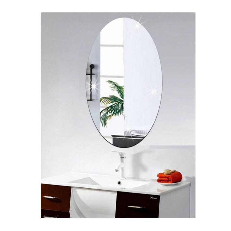 Cross border acrylic makeup mirror stickers with universal self-adhesive mirror wall stickers for bathrooms