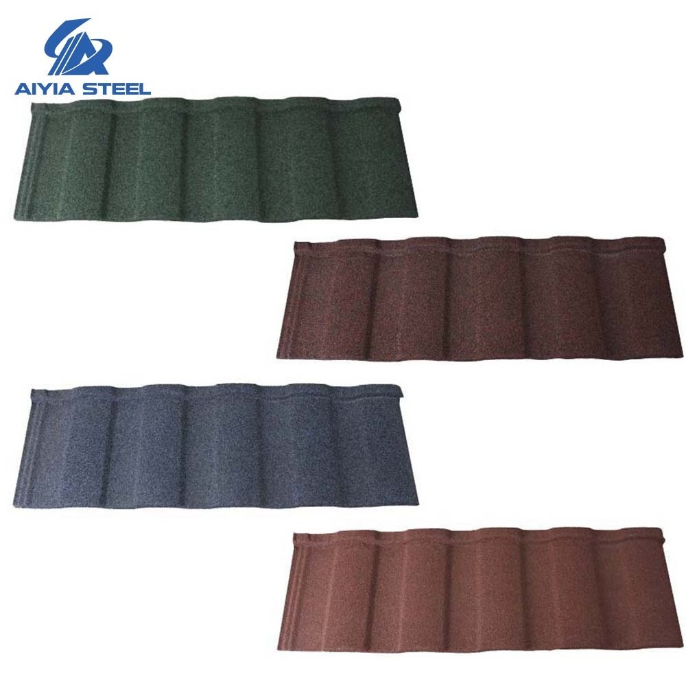 AIYIA Steel Stone Coated Steel Metal Roofing Sheet Roof Tile (Wave tile)