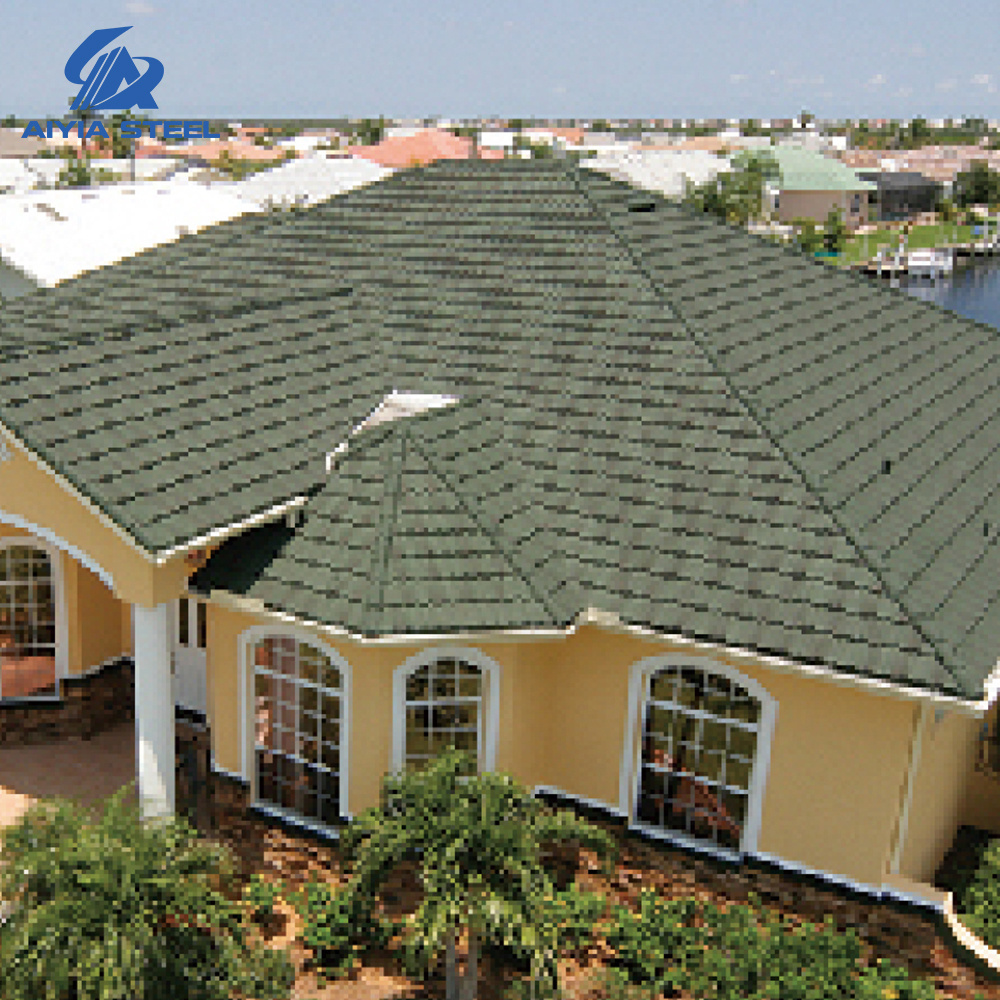 AIYIA Steel Stone Coated Steel Metal Roofing Sheet Roof Tile (Wave tile)