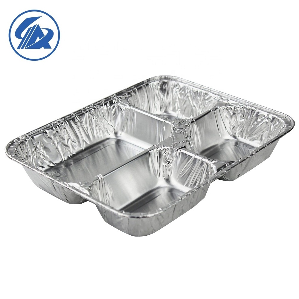 Disposable Aluminum Foil Baking Cake/Pie Pan/Plate Container with Lids