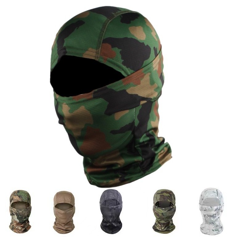 Outdoor Breathable Quikly Dry Face Scarf Neck Warmer Gaiter Buffs Headband Hunting Tactical Camouflage Bandana Mask