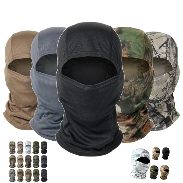 Wholesale Outdoor Skimask Cycling Sports Full Face One Hole Balaclava Custom Ski Mask Balaclava