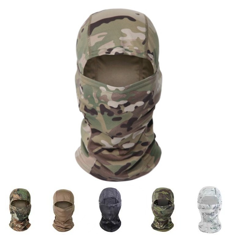 Outdoor Breathable Quikly Dry Face Scarf Neck Warmer Gaiter Buffs Headband Hunting Tactical Camouflage Bandana Mask