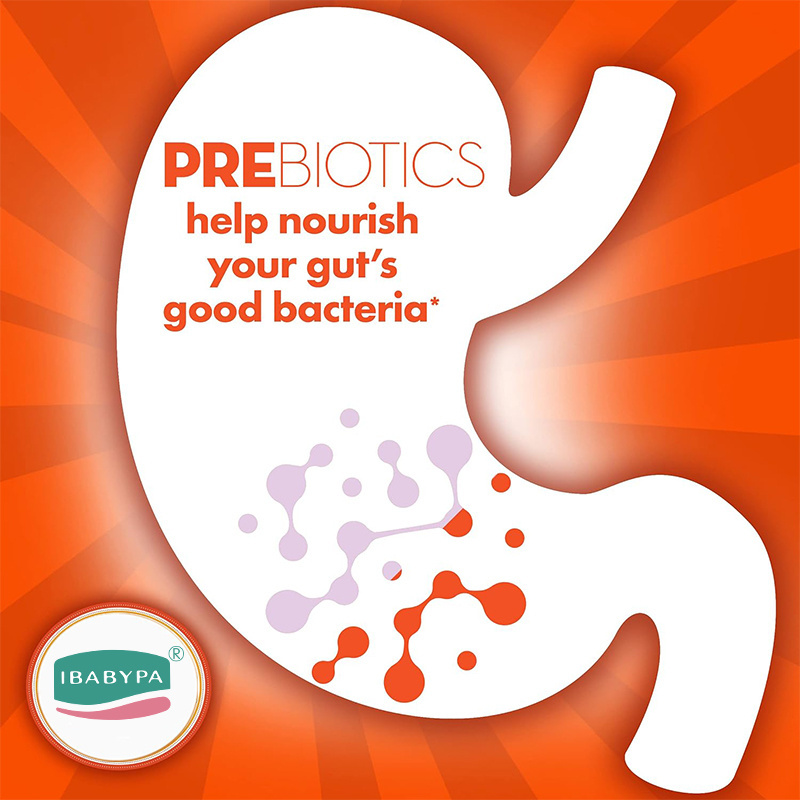 Prebiotic + Probiotic for Women and Men Help Nourish and Add Good Bacteria for Digestive Support Natural Fruit Flavors 60Gummies