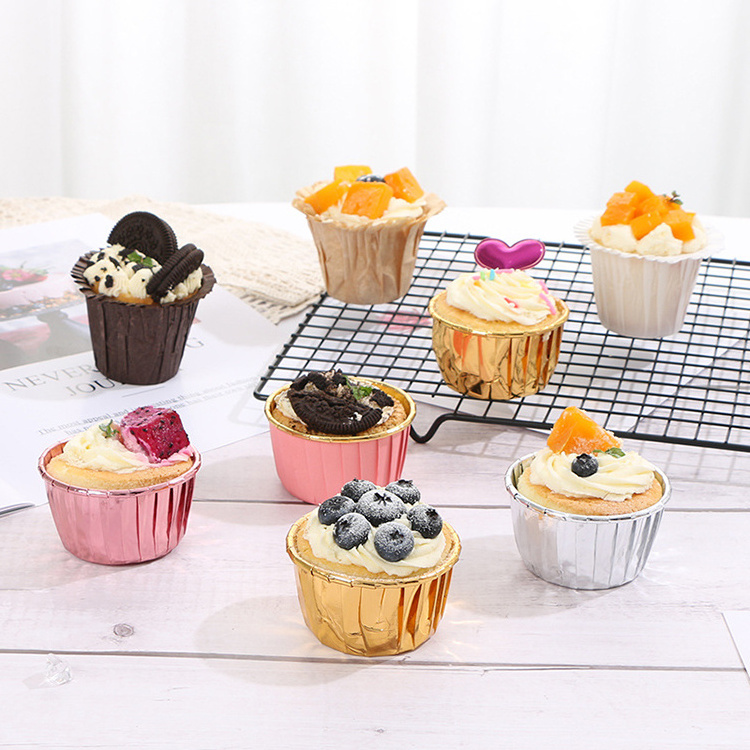 Disposable Paper Baking Cups Muffin Cake Wrapper Molds Tools Foil Cupcake Liners