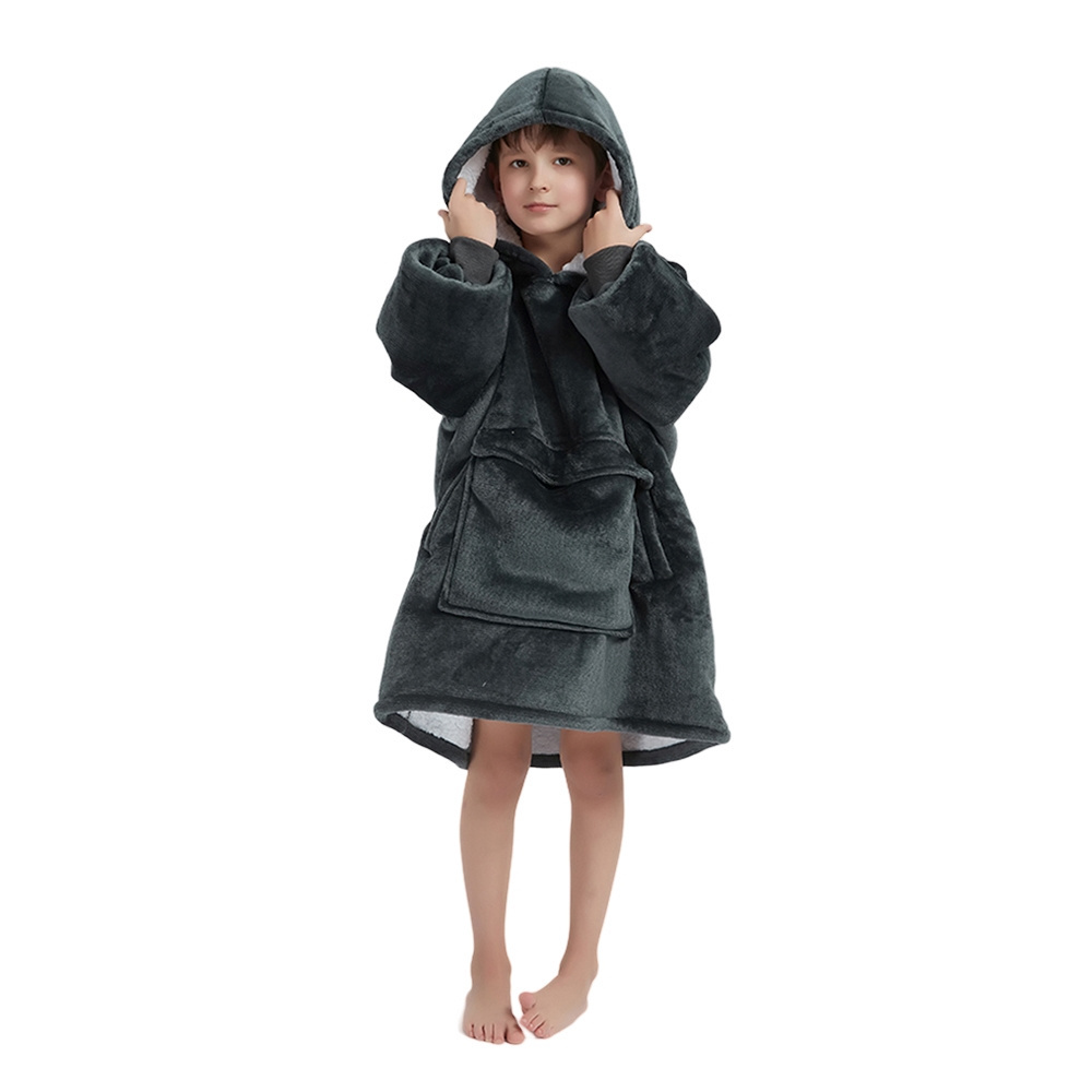 super cozy Oversized Blankets Hoodie for Kids Wearable Boys and Girls Blankets with Sleeves