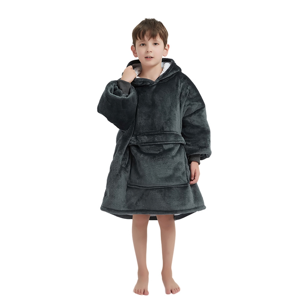 super cozy Oversized Blankets Hoodie for Kids Wearable Boys and Girls Blankets with Sleeves